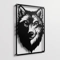Cuadro Decorativo Serie Game of Thrones Lobo Huargo Stark en Acero