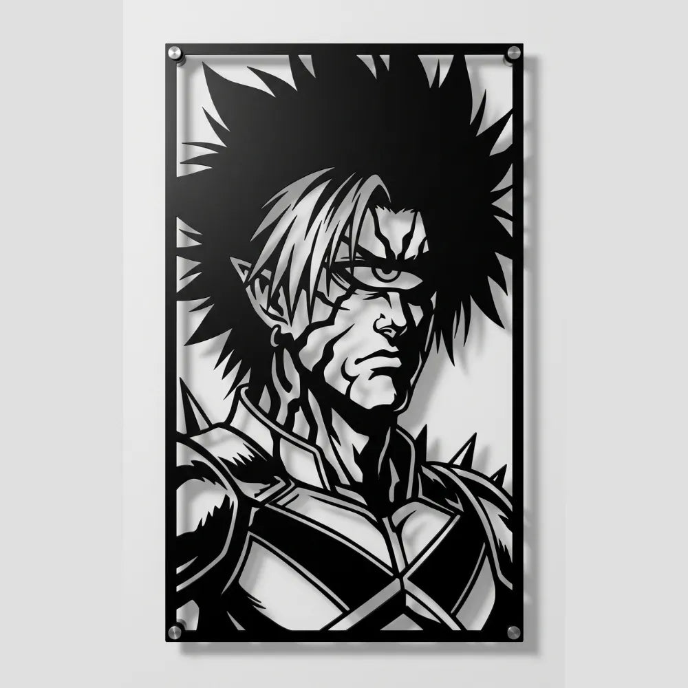 Cuadro Decorativo Anime One Punch Man Lord Boros en Acero