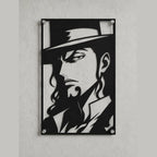 Cuadro Decorativo Anime One Piece Rob Lucci en Acero