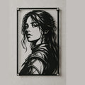 Cuadro Decorativo Videojuego Clair Obscur Expedition 33 Lune en Acero