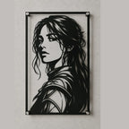 Cuadro Decorativo Videojuego Clair Obscur Expedition 33 Lune en Acero