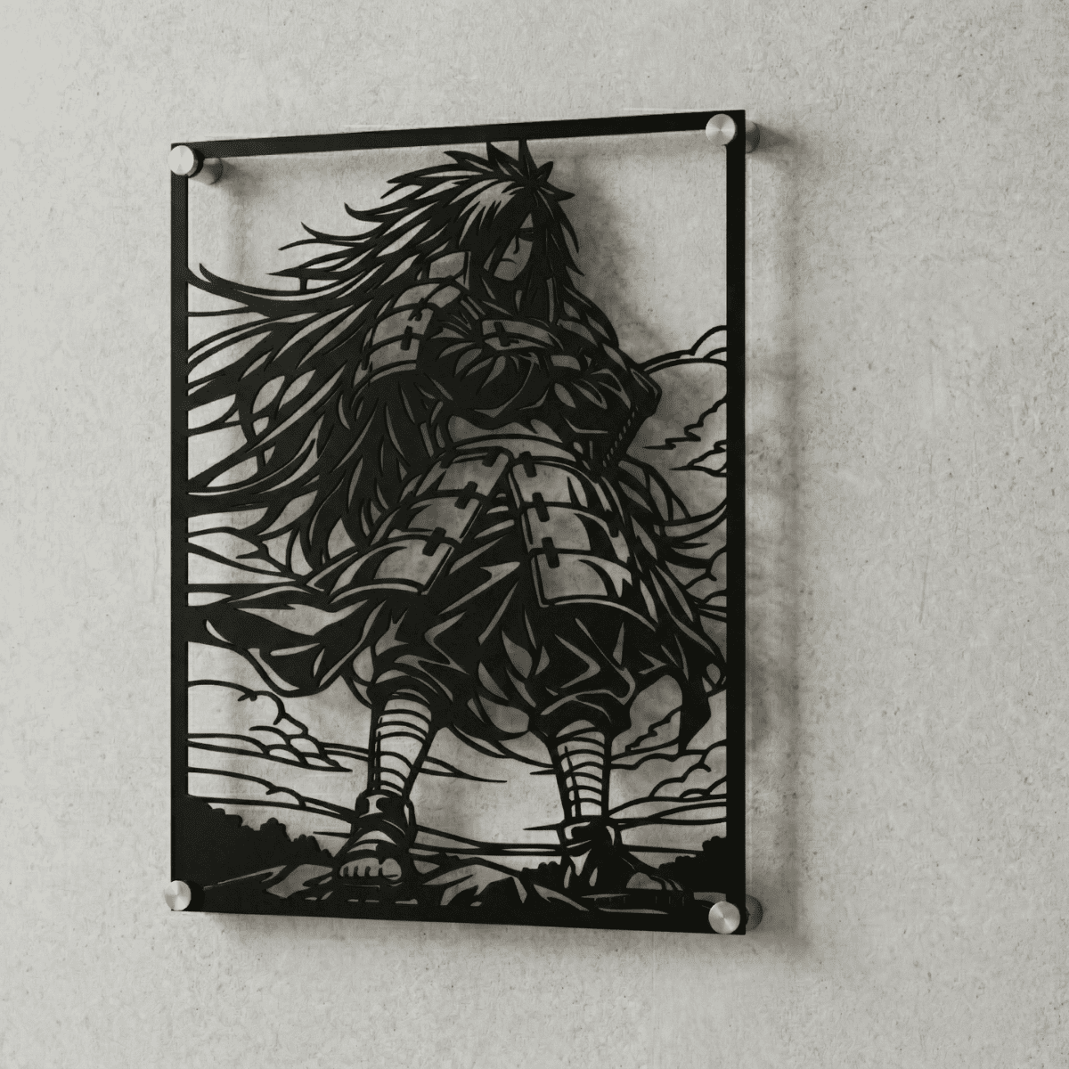 Cuadro Decorativo Anime Naruto Madara Uchiha Versión B en Acero
