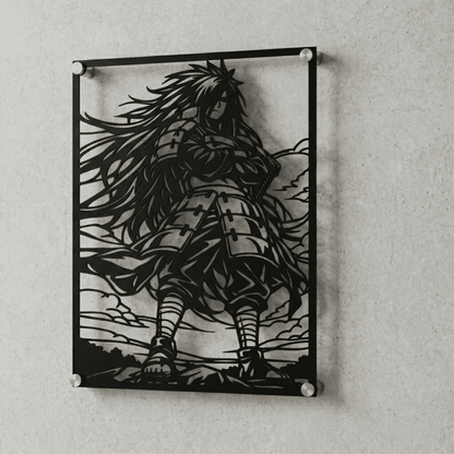 Cuadro Decorativo Anime Naruto Madara Uchiha Versión B en Acero