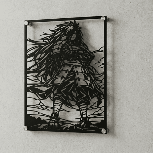 Cuadro Decorativo Anime Naruto Madara Uchiha Versión B en Acero
