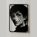 Cuadro decorativo en acero de Maki Zenin de Jujutsu Kaisen cortado a láser - Noxhound