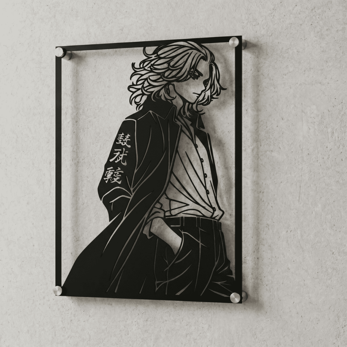 Cuadro Decorativo Anime Tokyo Revengers Manjiro Sano en Acero
