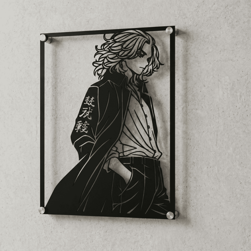 Cuadro Decorativo Anime Tokyo Revengers Manjiro Sano en Acero