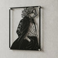 Cuadro decorativo en acero de Manjiro Sano de Tokyo Revengers cortado a láser - Noxhound