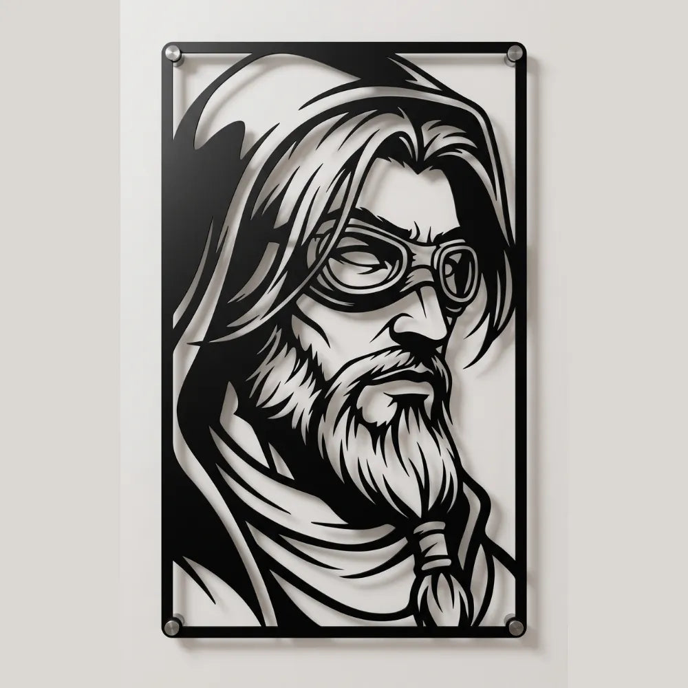 Cuadro Decorativo Videojuego League of Legends Master Yi en Acero
