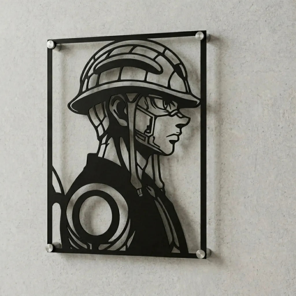Cuadro decorativo en acero de Meruem de Hunter X Hunter cortado a láser - Noxhound