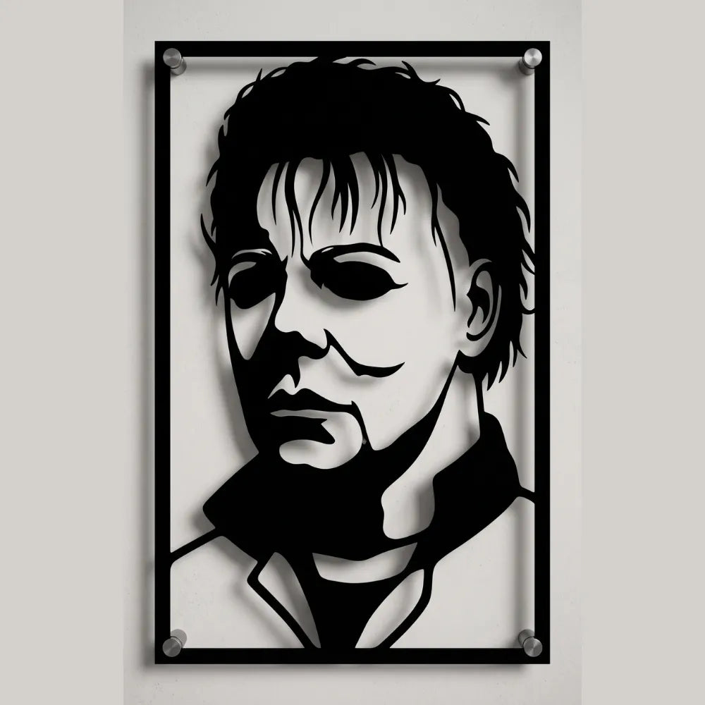 Cuadro Decorativo Cine Halloween Michael Myers en Acero