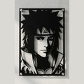 Cuadro decorativo en acero de Minato Namikaze de Naruto cortado a láser - Noxhound