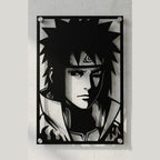 Cuadro decorativo en acero de Minato Namikaze de Naruto cortado a láser - Noxhound