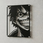Cuadro decorativo en acero de Monkey D Luffy de One Piece cortado a láser - Noxhound
