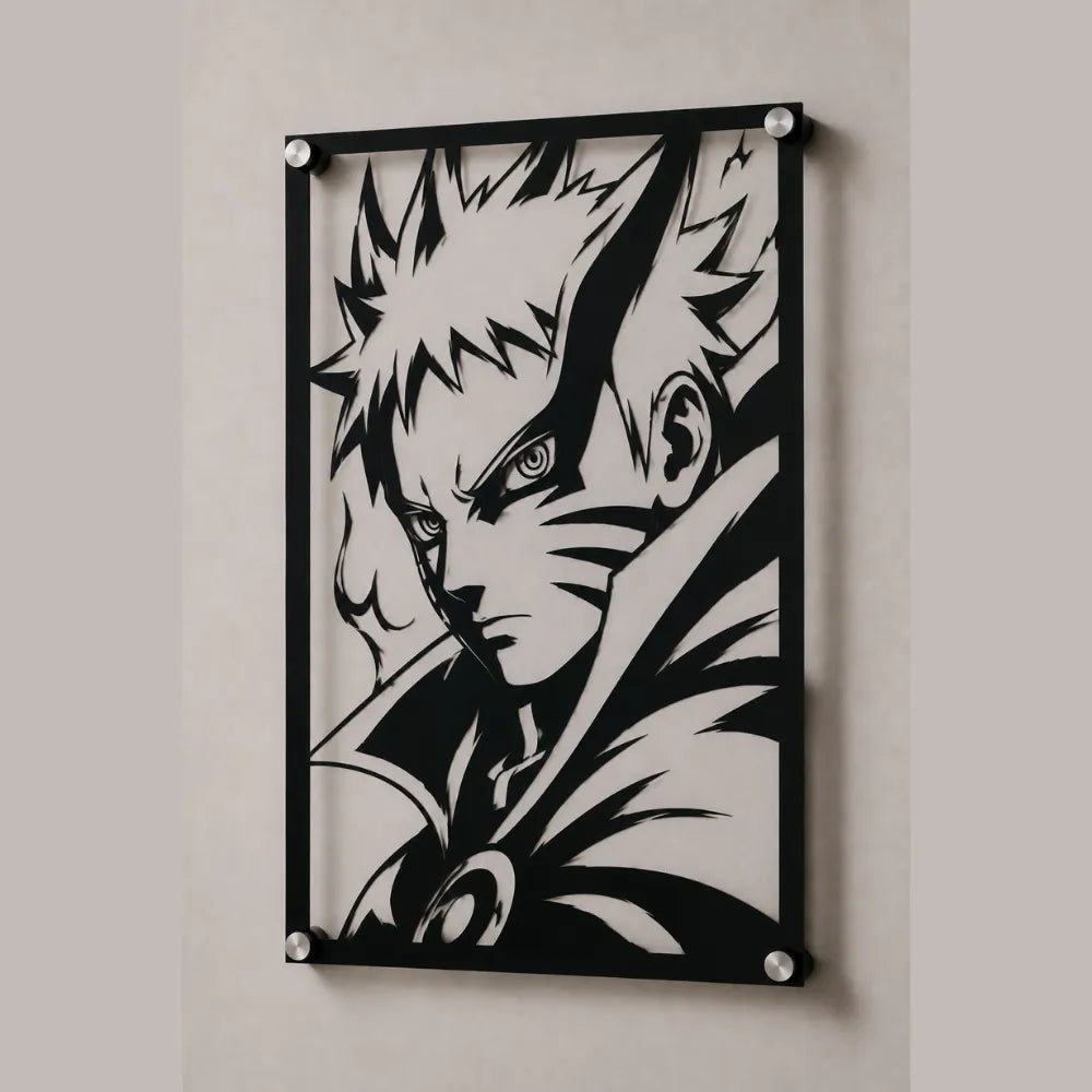Cuadro Decorativo Anime Naruto Naruto Modo Baryon en Acero