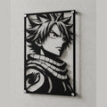 Cuadro Decorativo Anime Fairy Tail Natsu Dragneel en Acero