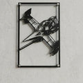 Cuadro Decorativo Anime Cowboy Bebop Nave Swordfish II en Acero