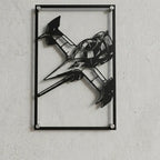 Cuadro Decorativo Anime Cowboy Bebop Nave Swordfish II en Acero