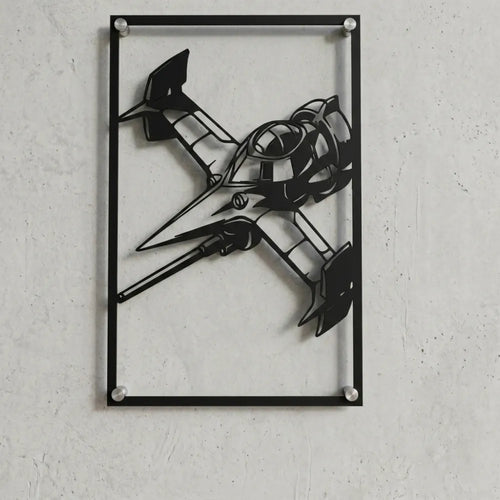 Cuadro Decorativo Anime Cowboy Bebop Nave Swordfish II en Acero