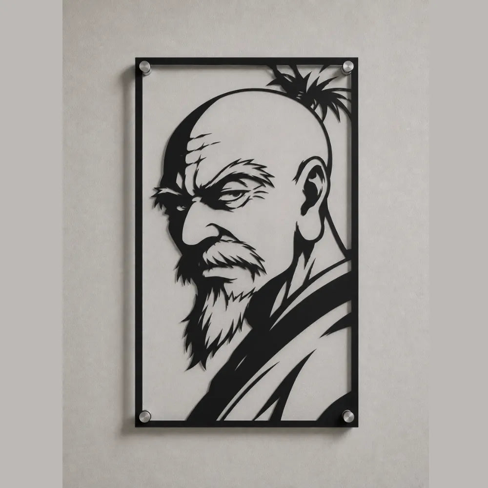 Cuadro Decorativo Anime Hunter X Hunter Isaac Netero en Acero