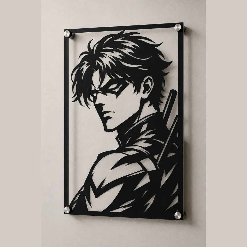 Cuadro Decorativo Comic DC Nightwing en Acero