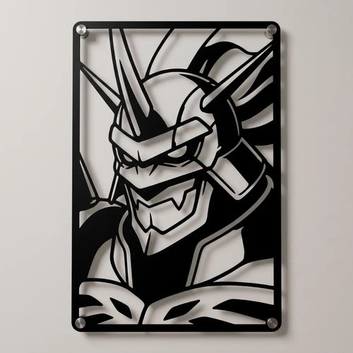 Cuadro Decorativo Anime Digimon Omnimon en Acero