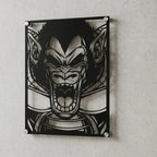 Cuadro decorativo en acero de Ozaru de Dragon Ball cortado a láser - Noxhound