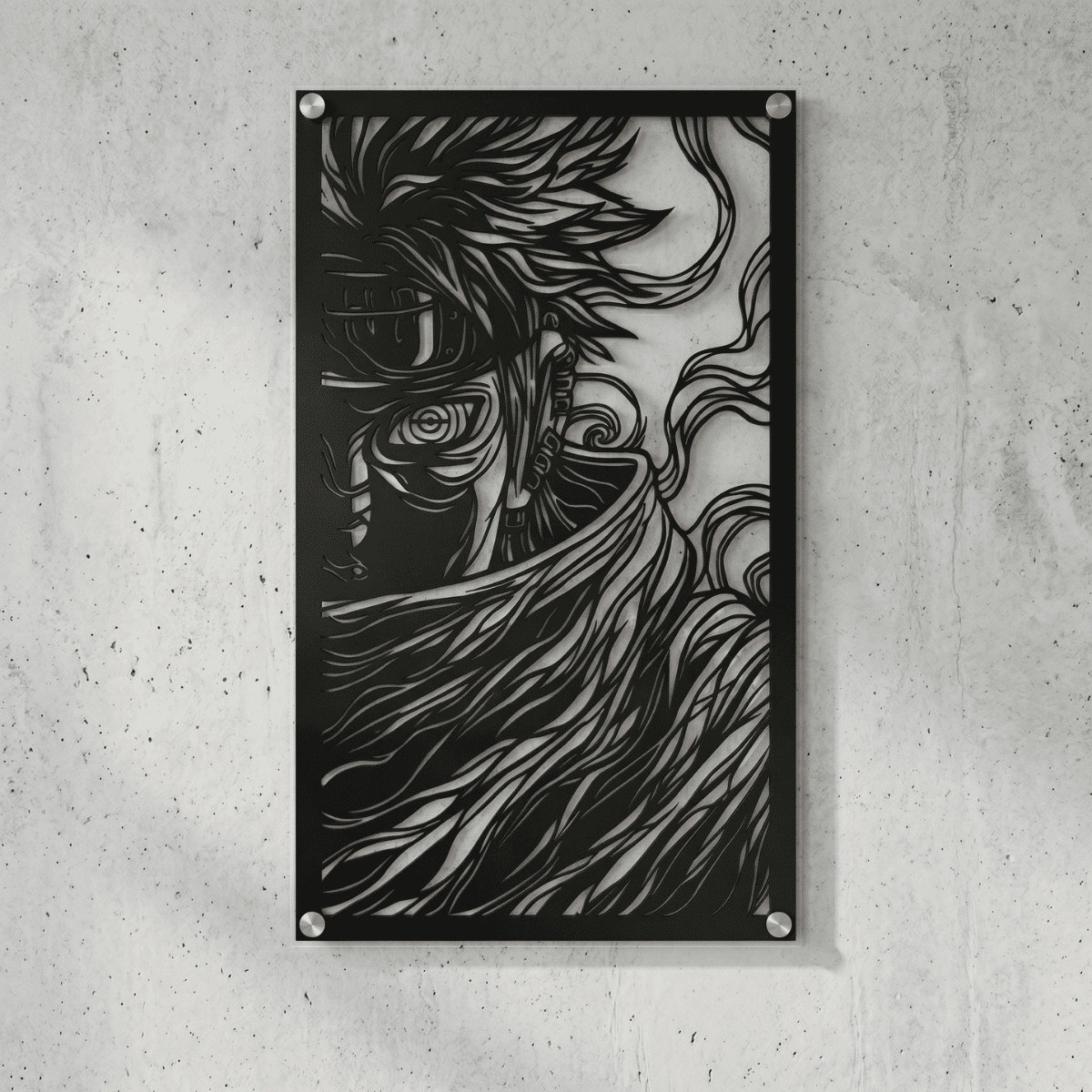 Cuadro Decorativo Anime Naruto Pain en Acero