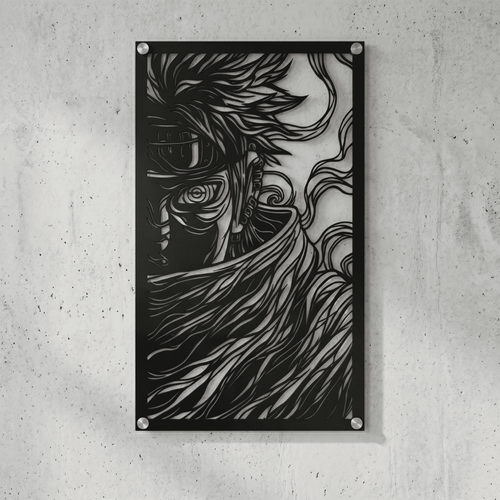 Cuadro Decorativo Anime Naruto Pain en Acero