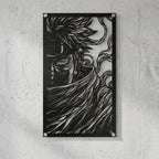 Cuadro decorativo en acero de Pain de Naruto cortado a láser - Noxhound