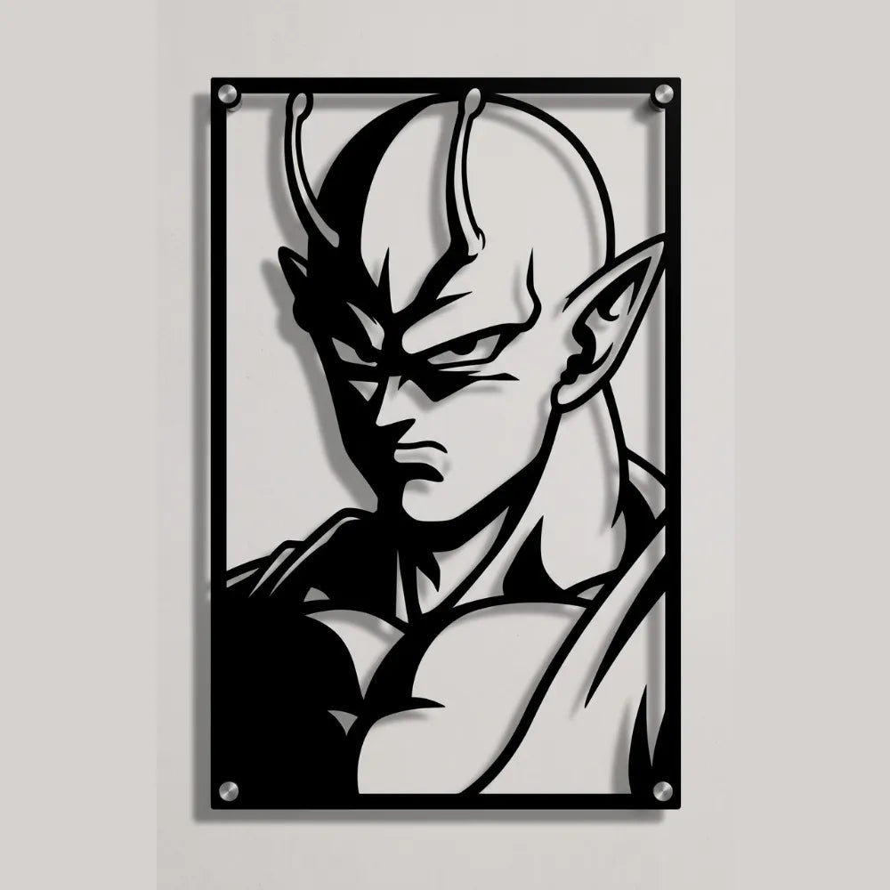 Cuadro Decorativo Anime Dragon Ball Piccolo Versión B en Acero