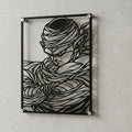 Cuadro decorativo en acero de Piccolo de Dragon Ball cortado a láser - Noxhound