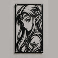 Cuadro Decorativo Videojuego The Legend of Zelda Princesa Zelda en Acero