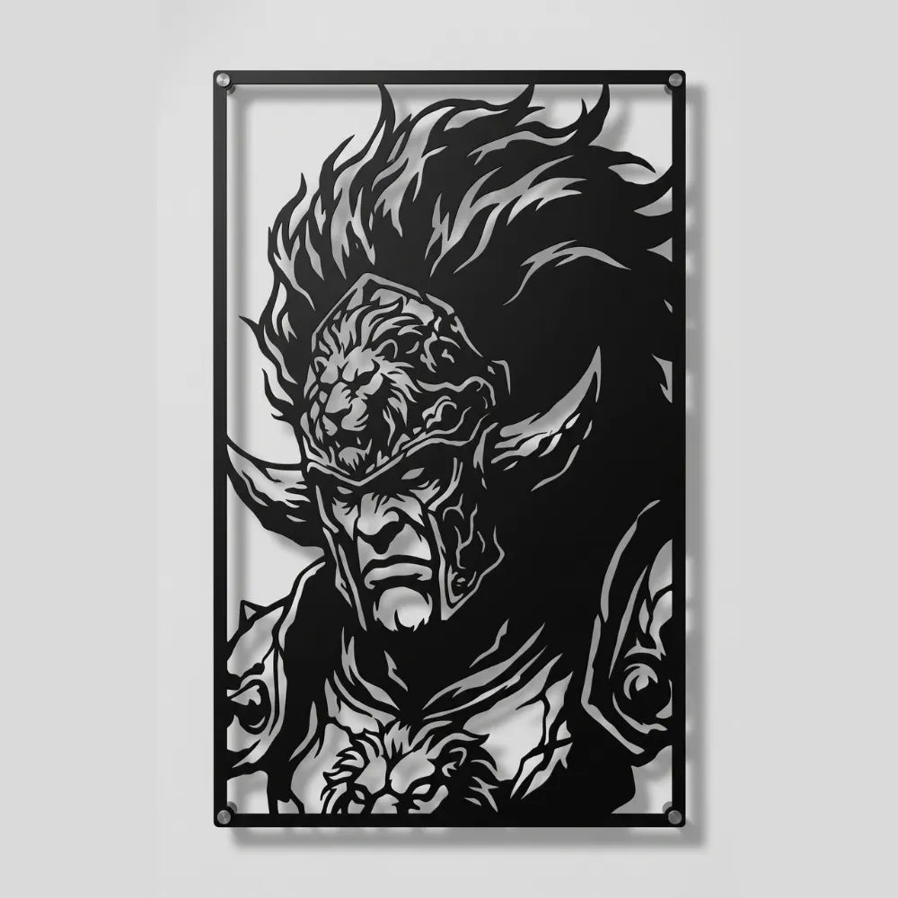 Cuadro Decorativo Videojuego Elden Ring Radahn Azote de Estrellas en Acero