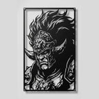 Cuadro Decorativo Videojuego Elden Ring Radahn Azote de Estrellas en Acero
