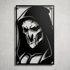 Cuadro Decorativo Videojuego Overwatch Reaper en Acero
