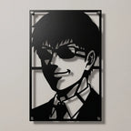 Cuadro Decorativo Anime Mob Psycho 100 Reigen Arataka en Acero