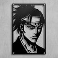 Cuadro Decorativo Anime Bleach Renji Abarai Versión B en Acero