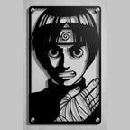Cuadro decorativo en acero de Rock Lee de Naruto cortado a láser - Noxhound
