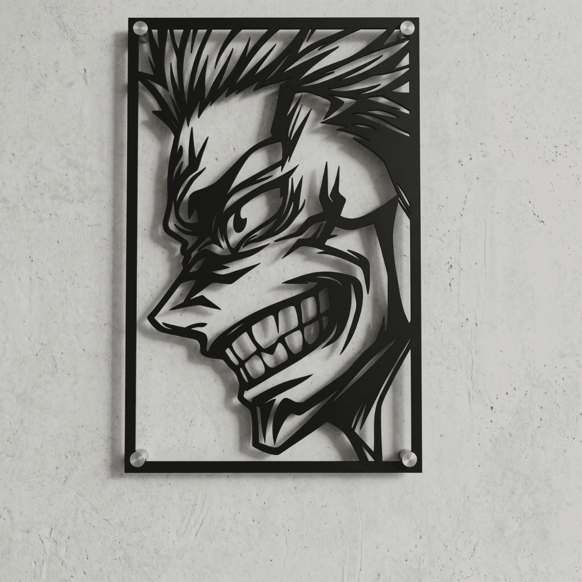 Cuadro Decorativo Anime Jujutsu Kaisen Ryomen Sukuna en Acero