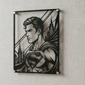 Cuadro decorativo en acero de Superman de DC cortado a láser - Noxhound