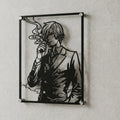 Cuadro decorativo en acero de Sanji de One Piece cortado a láser - Noxhound