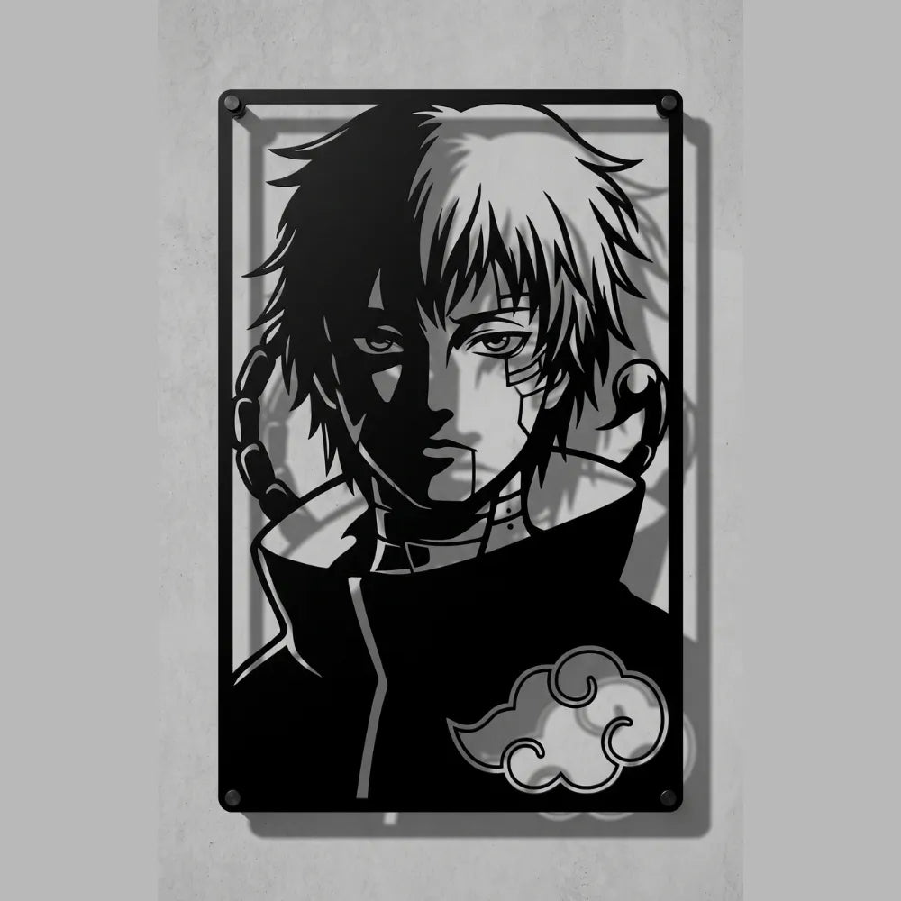 Cuadro Decorativo Anime Naruto Sasori en Acero