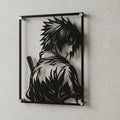Cuadro decorativo en acero de Sasuke Uchiha de Naruto cortado a láser - Noxhound