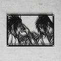 Cuadro decorativo en acero de Sasuke e Itachi de Naruto cortado a láser - Noxhound
