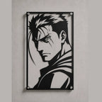 Cuadro Decorativo Anime Fullmetal Alchemist Scar en Acero