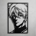 Cuadro Decorativo Anime Blue Lock Seishiro Nagi en Acero