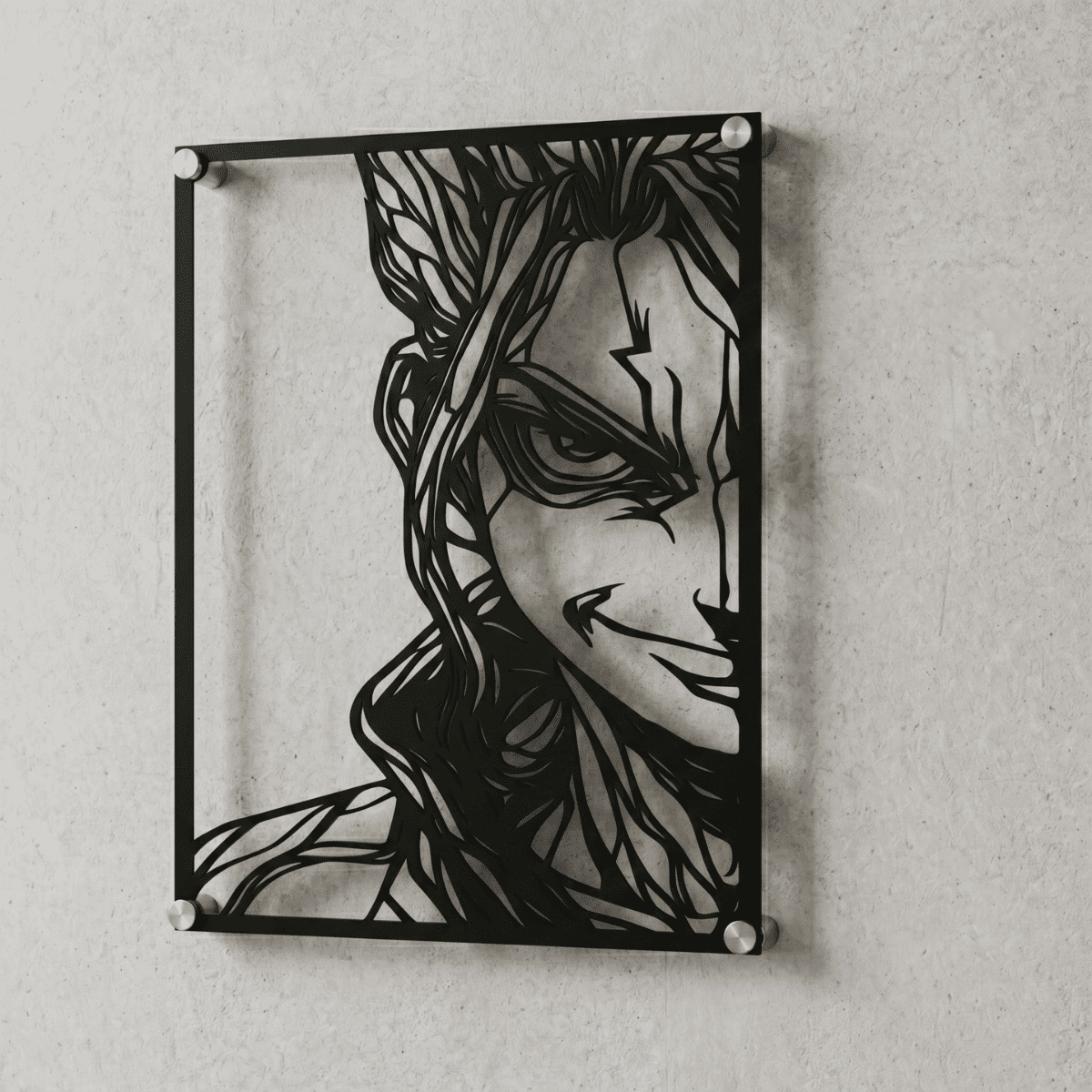 Cuadro Decorativo Anime Dr Stone Senku Ishigami en Acero