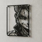 Cuadro decorativo en acero de Senku Ishigami de Dr Stone cortado a láser - Noxhound