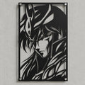 Cuadro Decorativo Anime Caballeros del Zodiaco Shiryu de Dragón en Acero